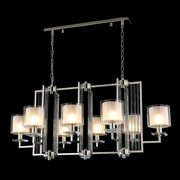 Люстра подвесная CRYSTAL LUX NICOLAS Nicolas SP8 L1000 Gold/White