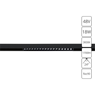 Трековый светильник ARTE LAMP LINEA A4675PL-1BK