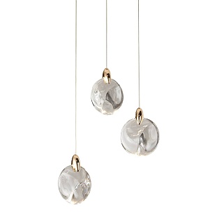 Подвес DELIGHT COLLECTION OD2440 OD2440-3 gold/clear
