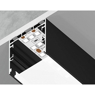 Профиль для ленты LED накладной AMBRELLA LIGHT PROFILE SYSTEM GP GP2550BK