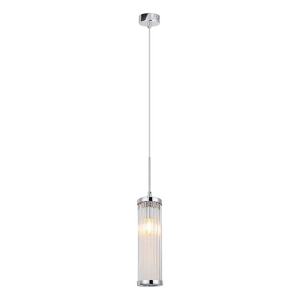 Подвес CRYSTAL LUX TADEO Tadeo SP1 D100 Chrome/Transparente