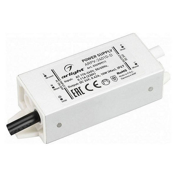 Блок питания ARLIGHT ARPV 24V 10W IP67 026909(1)