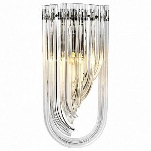 Бра DELIGHT COLLECTION MURANO GLASS KR0116W-1 chrome