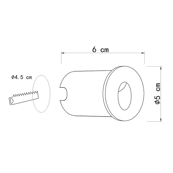 Светильник уличный встраиваемый ARTE LAMP PIAZZA A3802IN-1WH