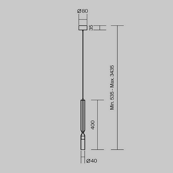 Подвес MAYTONI PEG MOD469PL-L3B3K