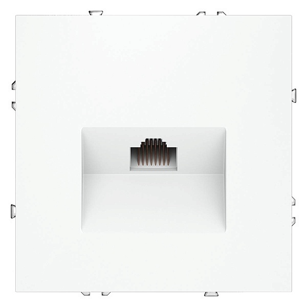 Розетка  RJ45, S70, Белый матовый, VLS060102, VOLTUM