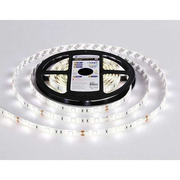 Лента LED 7,2 W/m 12V IP65 2835/30 4500K 10mm (5м) GS1902 AMBRELLA LIGHT