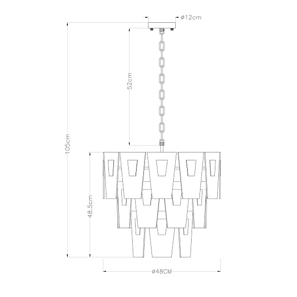 Люстра подвесная ARTE LAMP SOPHIA A4066LM-6PB