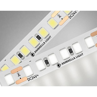 Лента LED 14,4 W/m 24V IP20 2835/180 4500K 8mm (5м) GS3202 AMBRELLA LIGHT