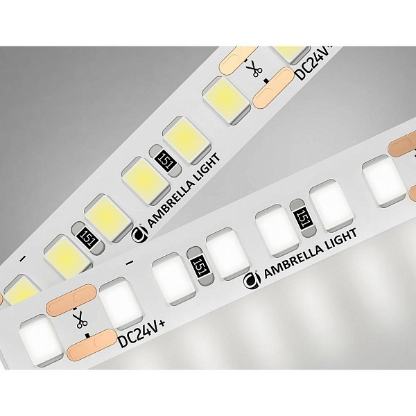 Лента LED 14,4 W/m 24V IP20 2835/180 4500K 8mm (5м) GS3202 AMBRELLA LIGHT
