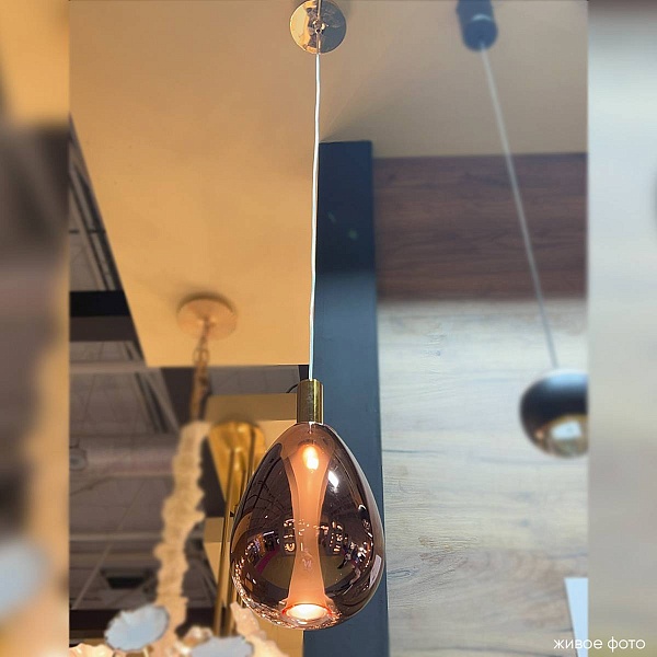 Подвес CRYSTAL LUX GAUDI SP4W LED COPPER