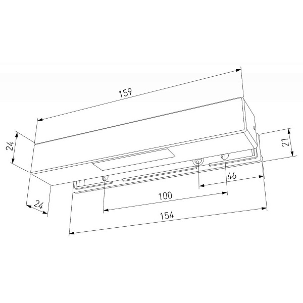 Светильник уличный настенный ELEKTROSTANDARD RISE a071941