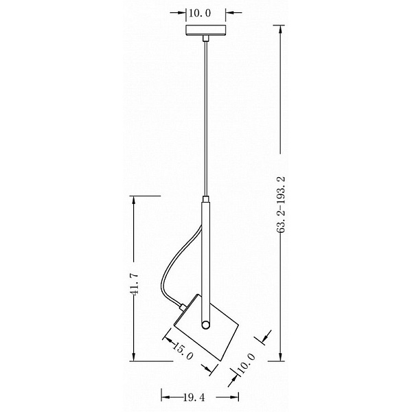 Подвес FREYA ELORI FR4004PL-01WB