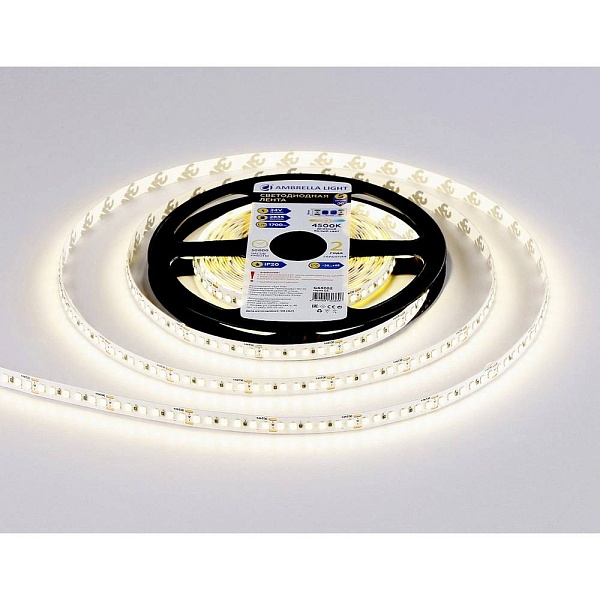 Лента LED 14,4 W/m 24V IP20 2835/180 4500K 8mm (5м) GS3202 AMBRELLA LIGHT