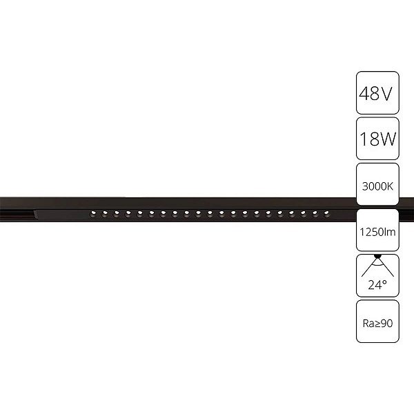 Трековый светильник ARTE LAMP OPTIMA A7287PL-1BK