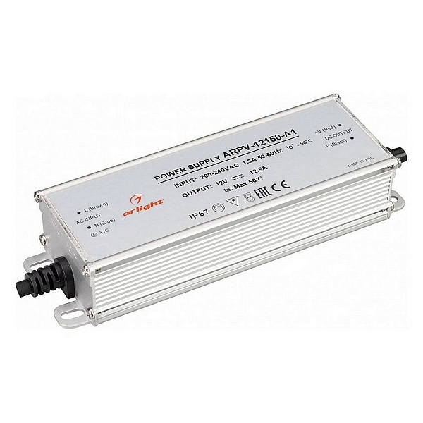 Блок питания ARLIGHT ARPV 12V 150W IP67 34206