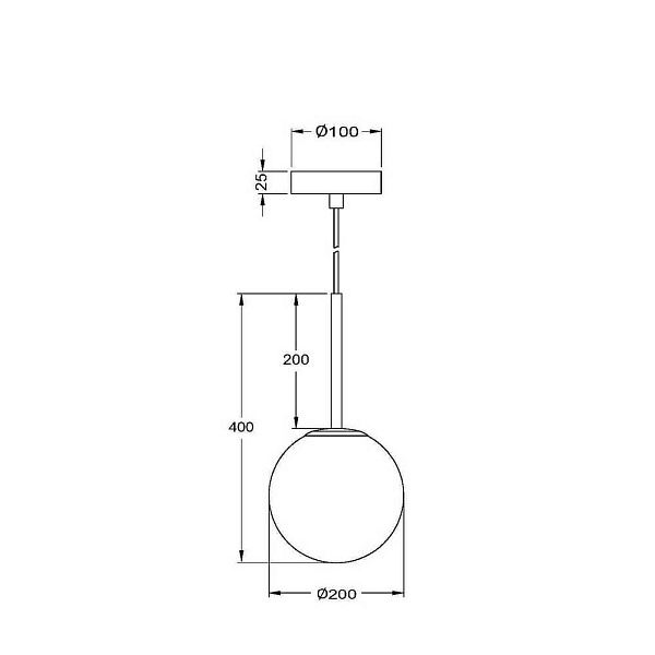 Подвес MAYTONI BASIC FORM MOD321PL-01W1