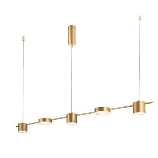 Подвес CRYSTAL LUX TRISTAN Tristan SP5 L1200 gold