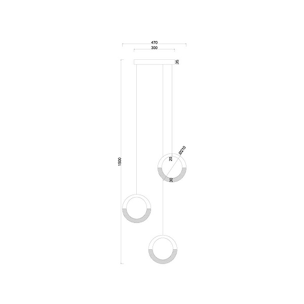 Подвес ARTE LAMP MONTANA A7777SP-3GO