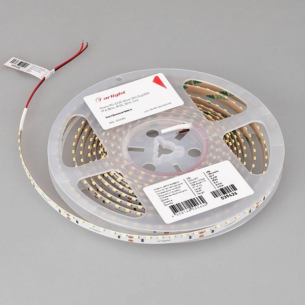 Лента LED RS-S120 9,6 W/m 24V IP20 3014/120 5000K 8mm (5м) 39426 ARLIGHT
