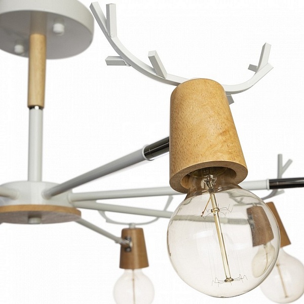 Люстра потолочная LOFT IT SVEN 10024/8 White
