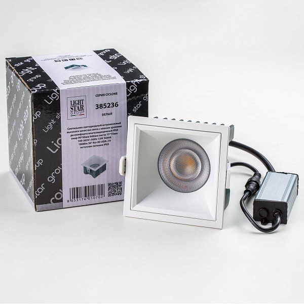 Светильник встраиваемый LIGHTSTAR CICLONE 385236
