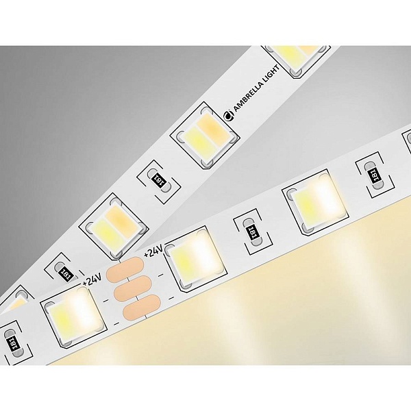 Лента LED 14 W/m 24V IP20 5050/60 3000-6500K 10mm (5м) GS4101 AMBRELLA LIGHT