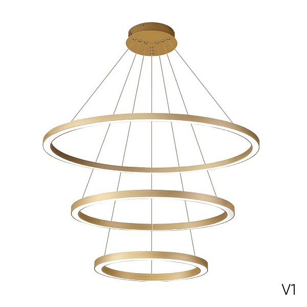 Подвес CRYSTAL LUX FORTUNA SP158W LED GOLD