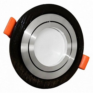 Светильник встраиваемый LUMINA DECO DUKA LDC 8062-D90 BK+SL