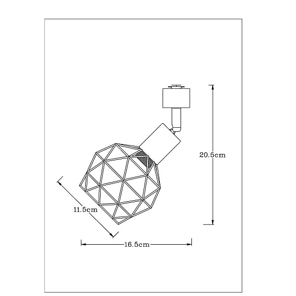 Трековый светильник ARTE LAMP SOSPIRO A6141PL-1BK