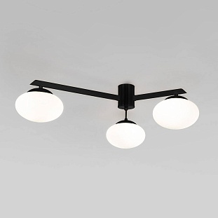 Люстра потолочная EUROSVET OPALINE 70220/3 черный
