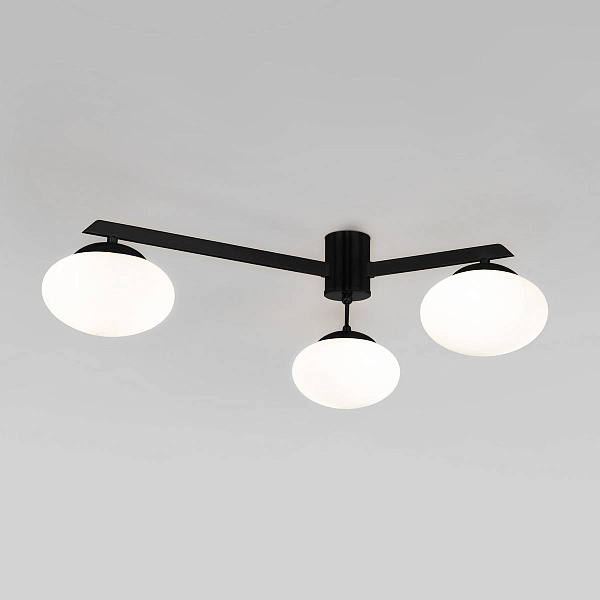 Люстра потолочная EUROSVET OPALINE 70220/3 черный