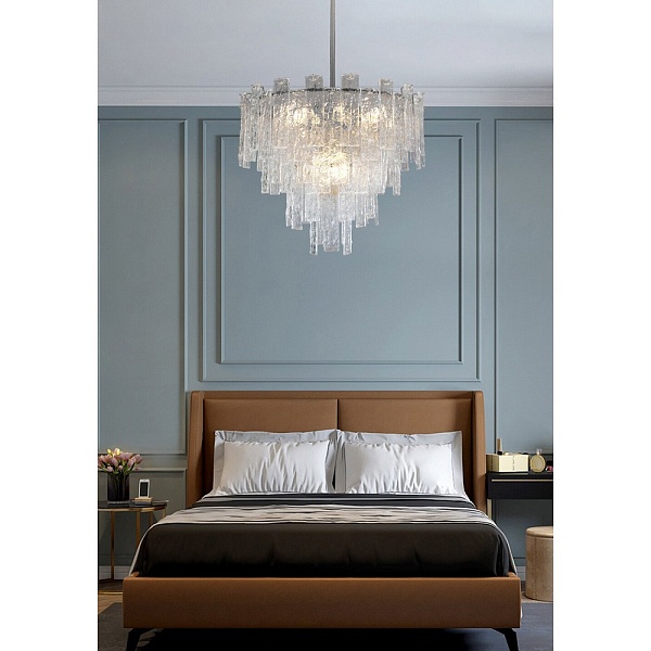 Люстра подвесная DELIGHT COLLECTION 5116 5116-H640 L10 chrome