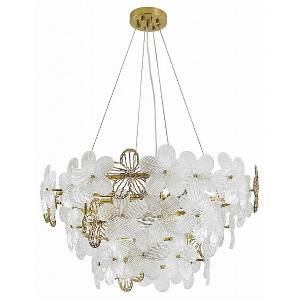 Люстра подвесная INDIGO FIORI 12049/8P Brass