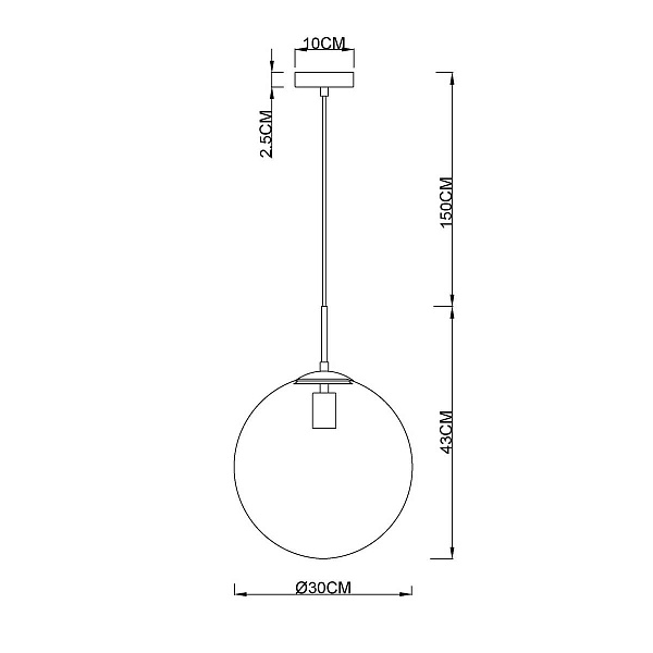 Подвес ARTE LAMP VOLARE A1562SP-1PB