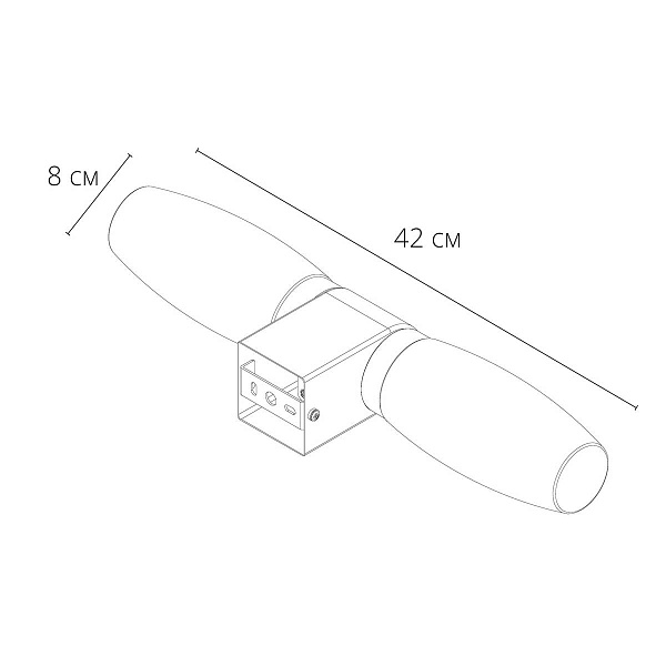 Подсветка для зеркал ARTE LAMP Aqua A1209AP-2CC