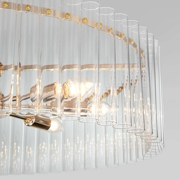 Люстра потолочная BOGATES FLAMEL 373/8 Smart золото