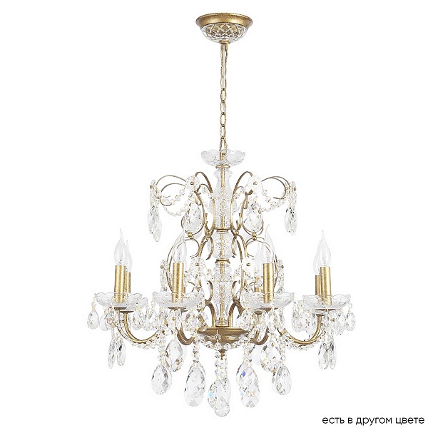 Люстра подвесная CRYSTAL LUX ODELIS SP8 GOLD