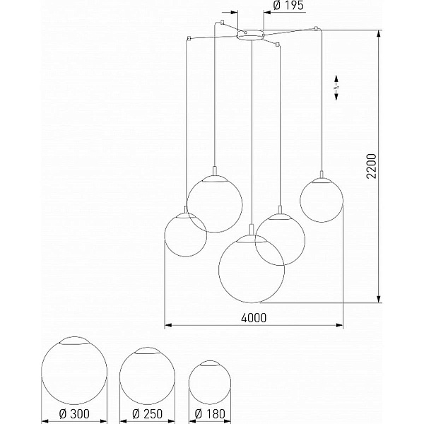 Подвес TK LIGHTING ESME 4791 Esme