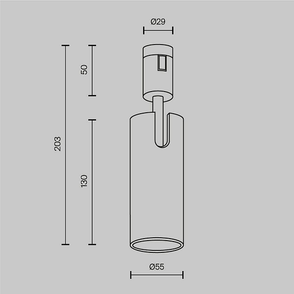 Трековый светильник MAYTONI FOCUS LED TR144-1-12W3K-W-PT
