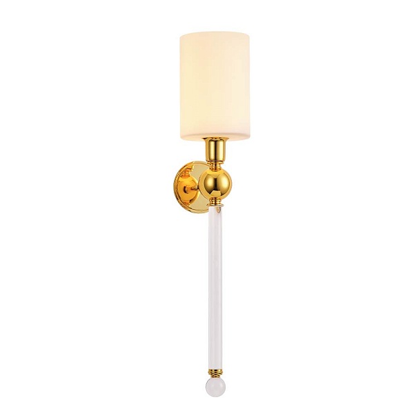 Бра CRYSTAL LUX MIRABELLA MIRABELLA AP1 GOLD/WHITE