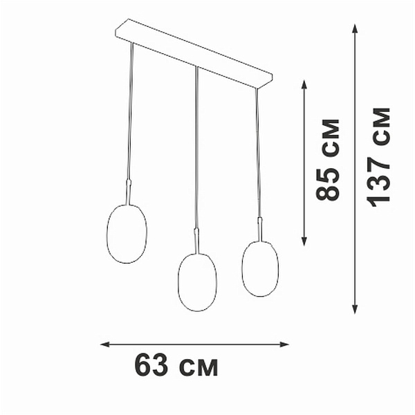 Подвес VITALUCE  V2821/3S