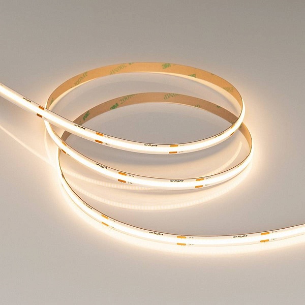 Лента LED COB-X480 8 W/m 24V IP20 COB/480 2700K 8mm (5м) 39060 ARLIGHT