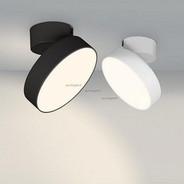 Светильник потолочный ARLIGHT SP-RONDO-FLAP-R175-16W DAY4000 (BK, 110 DEG) 028163