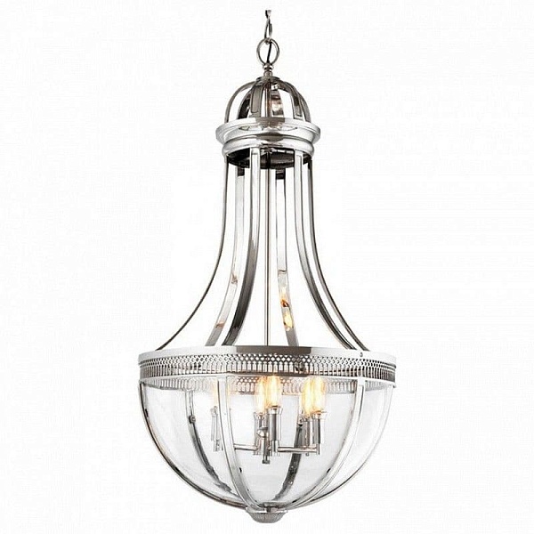 Люстра подвесная DELIGHT COLLECTION CAPITOL KM0287P-6 nickel