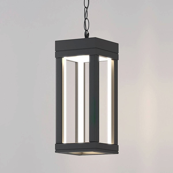 Светильник уличный подвесной ELEKTROSTANDARD FRAME 1528 TECHNO LED серый a051858