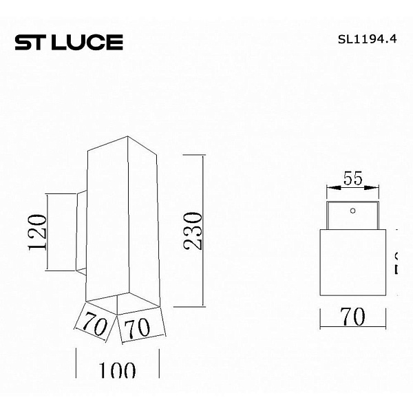 Бра ST LUCE EARTHY SL1194.401.01