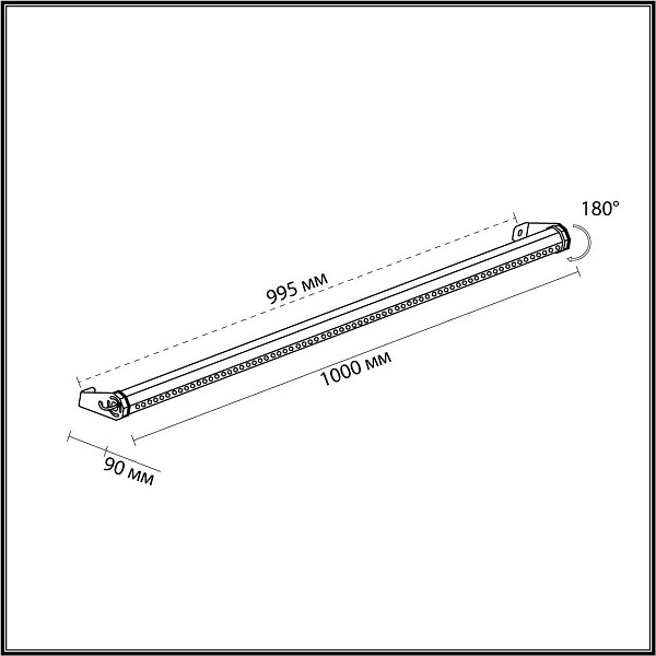 Светильник уличный настенный ODEON LIGHT GRAZE 7040/22WL