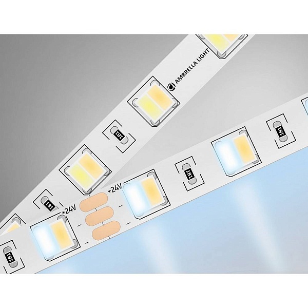 Лента LED 14 W/m 24V IP20 5050/60 3000-6500K 10mm (5м) GS4101 AMBRELLA LIGHT