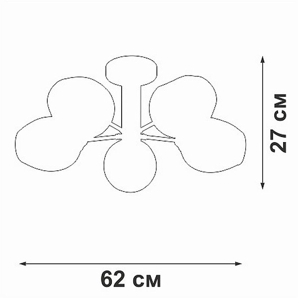Люстра потолочная VITALUCE V39560 V39560-8/5PL